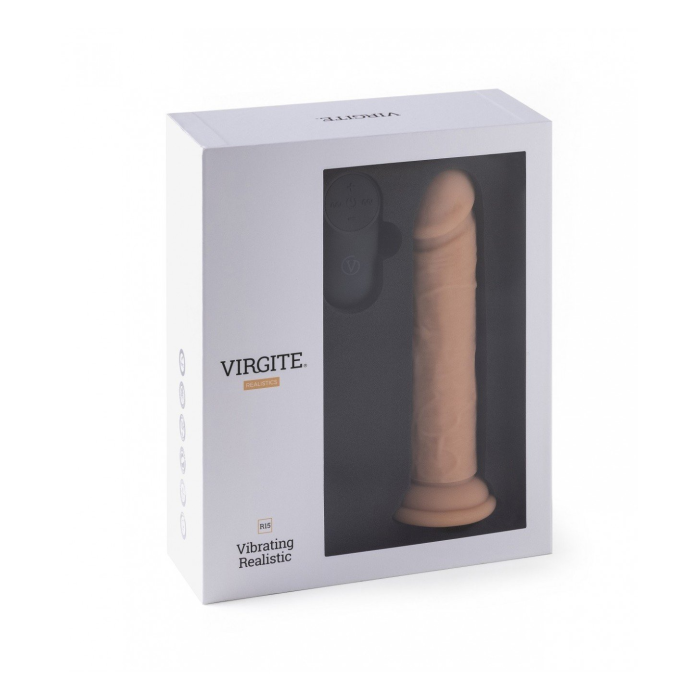 VIBRADOR REALÍSTICO R15 con CONTROL REMOTO de Virgite